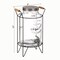 Basicwise 1.6-Gallon Glass Drink Dispenser with Stainless Steel Spigot – Water and Juice Container, Lemonade Stand, Beverage Dispenser for Parties, Weddings, Birthdays, and Family Business Meetings